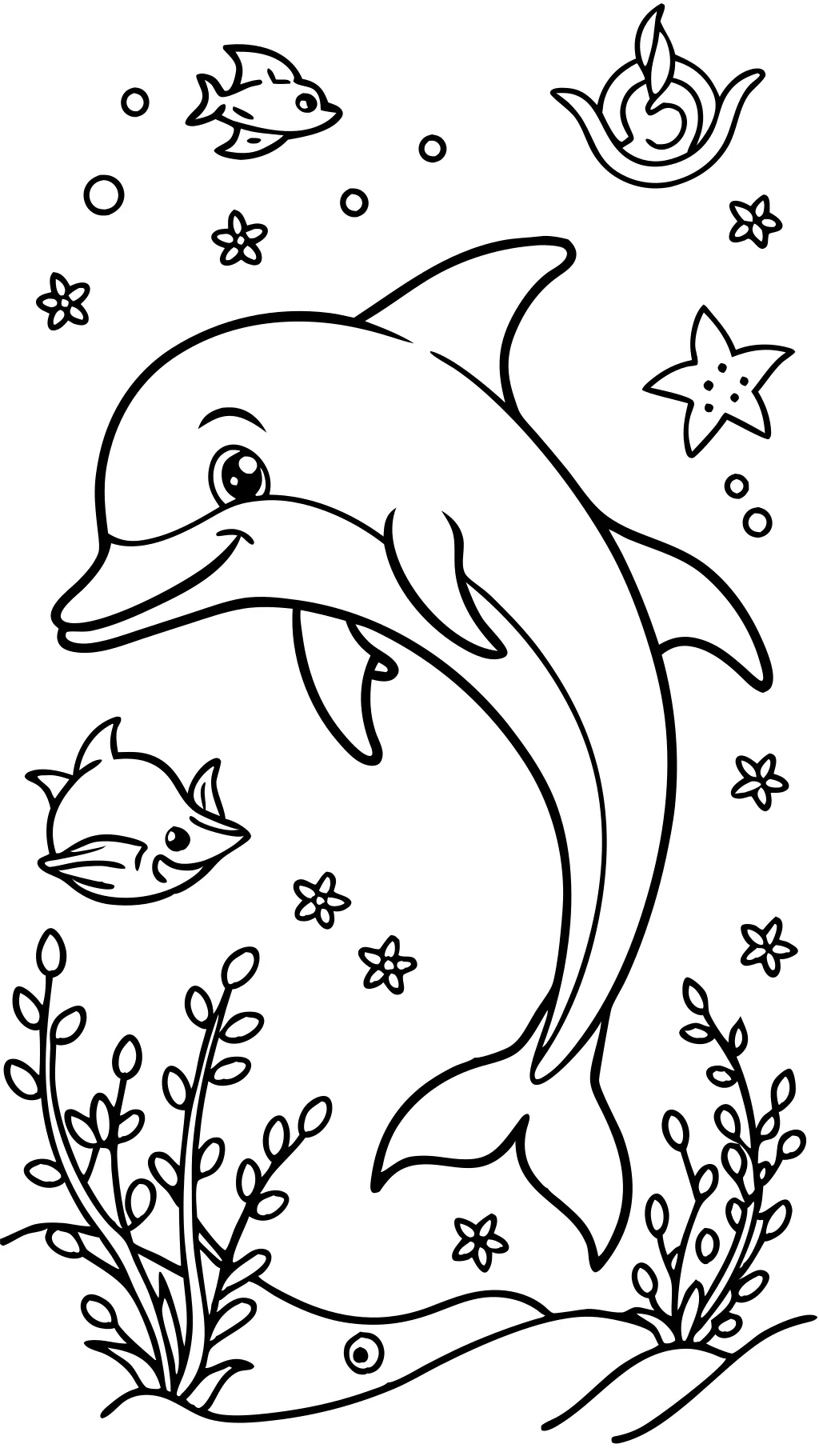 dolphin coloring pages